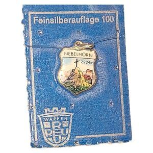 NEBELHORN NOS Travel Shield Enamel REU 800 Silver Charm FEINSILBERAUFLAGE‎ 100